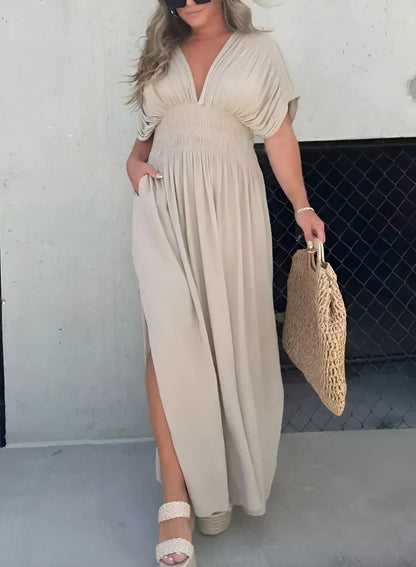 Tara | Maxikleid mit V-Ausschnitt