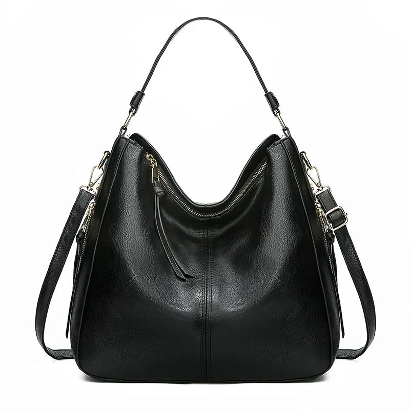 Mila | Leder Schultertasche