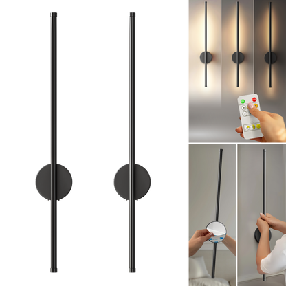 DRAHTLOSE MODERNE WANDLEUCHTEN (SET MIT 2)