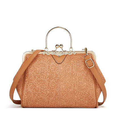 Mila | Zeitlose Vintage Tasche mit elegantem Riegelverschluss