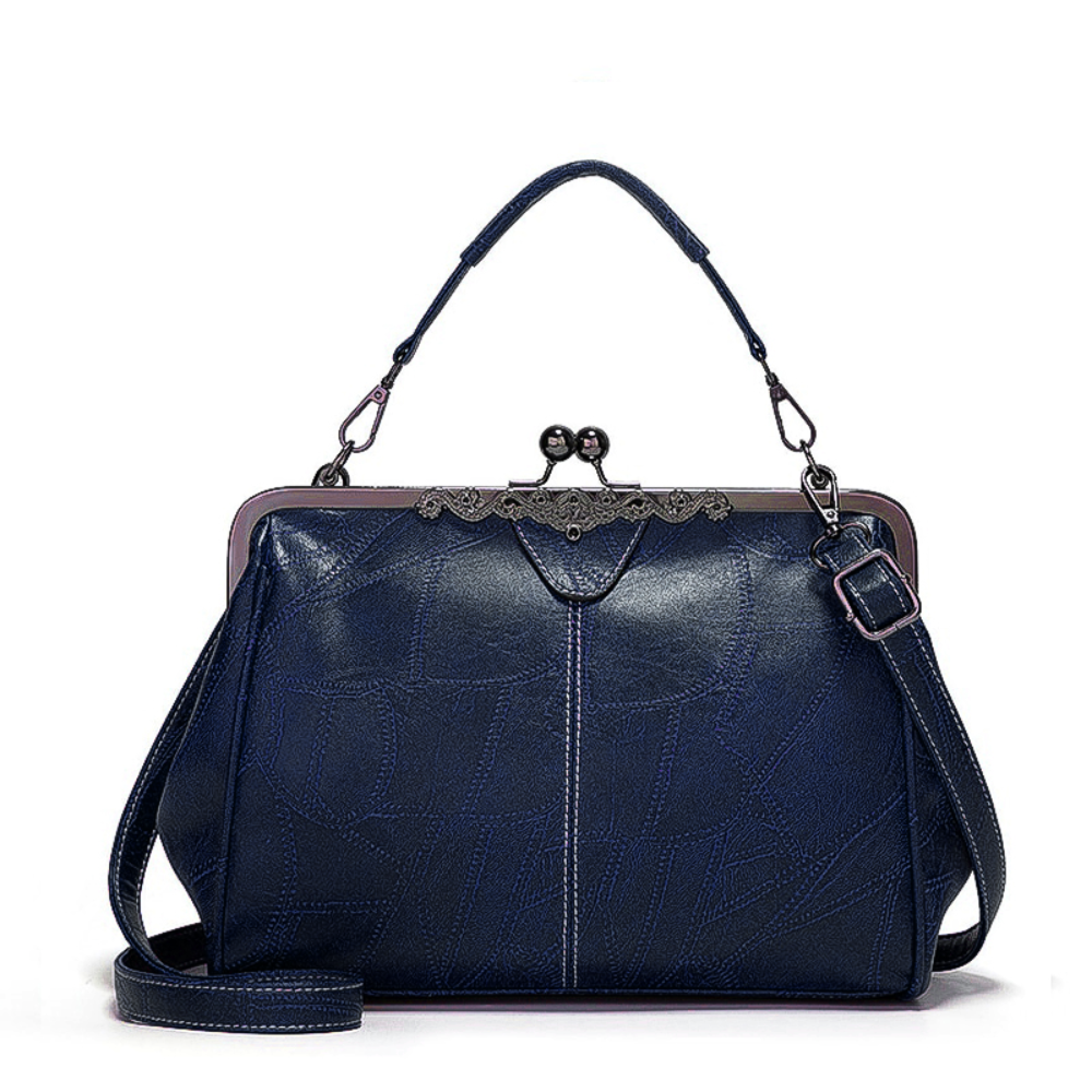 Mila | Zeitlose Vintage Tasche mit elegantem Riegelverschluss