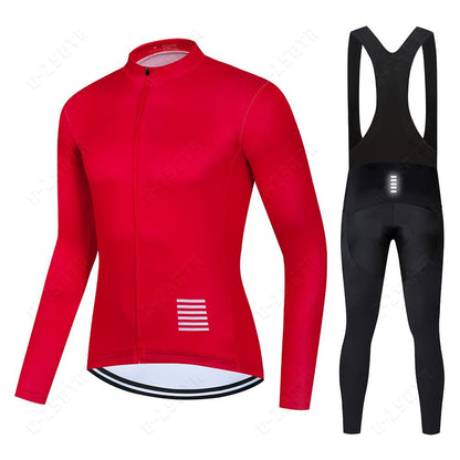 Professionelles Langarm-Radsportbekleidungsset