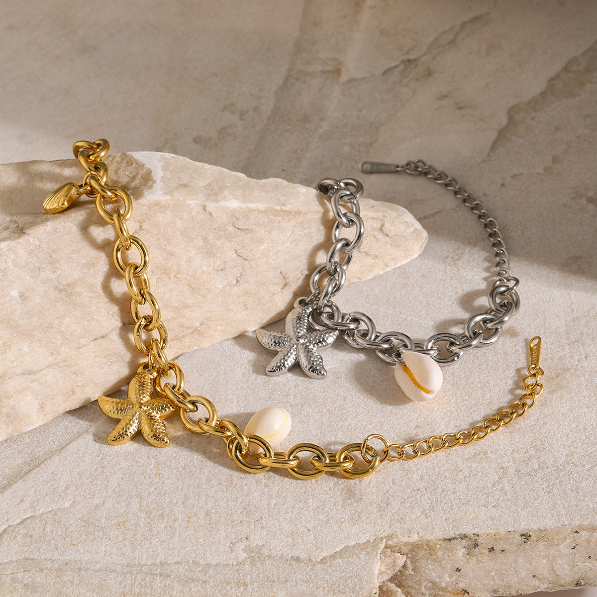 Merel™ | Armband mit goldenen Charms