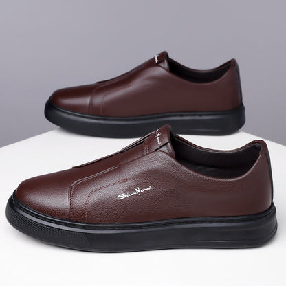 Leder Slipper Schuhe