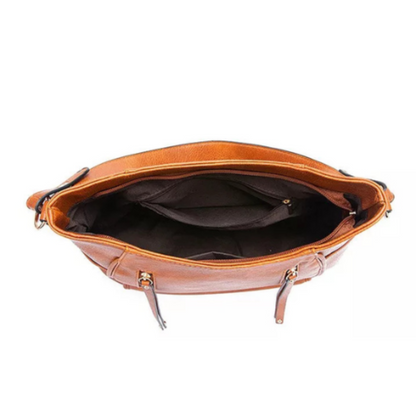 Tessa | Vintage Schultertasche Im Klassischen, Zeitlosen Design