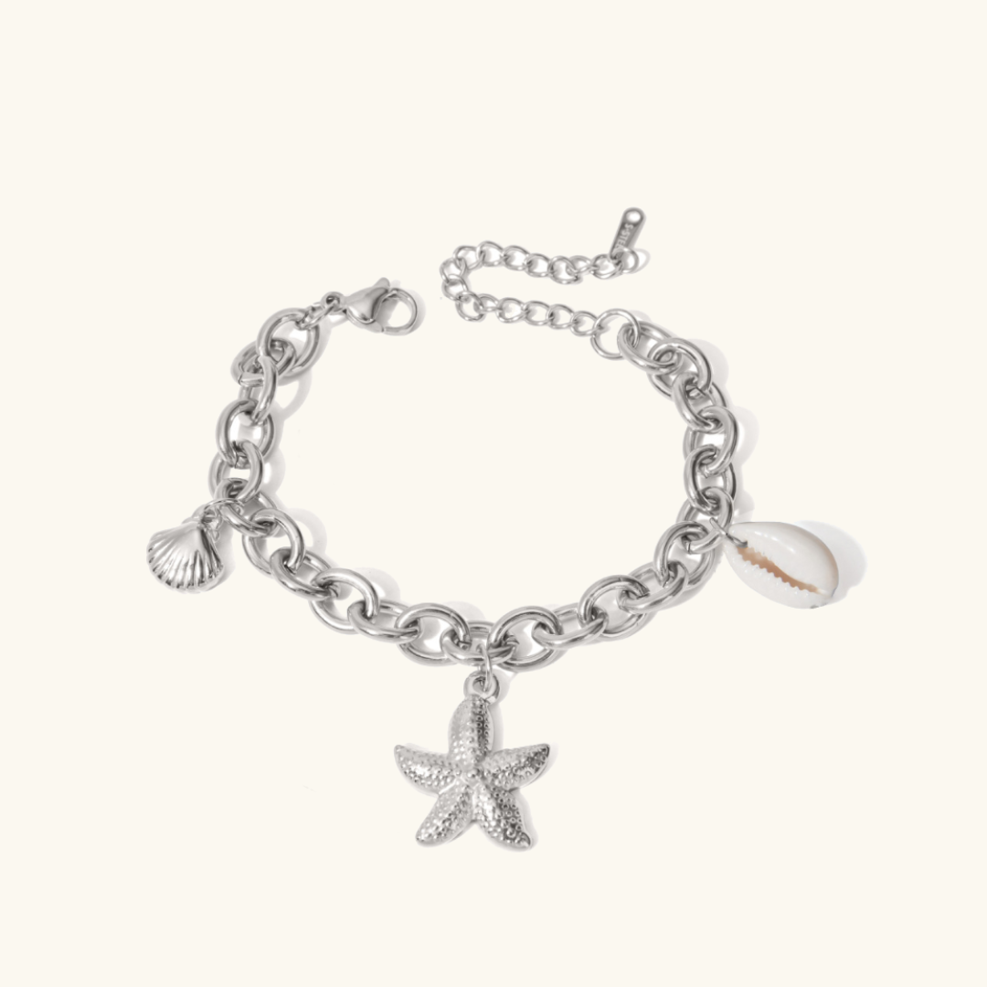 Merel™ | Armband mit goldenen Charms
