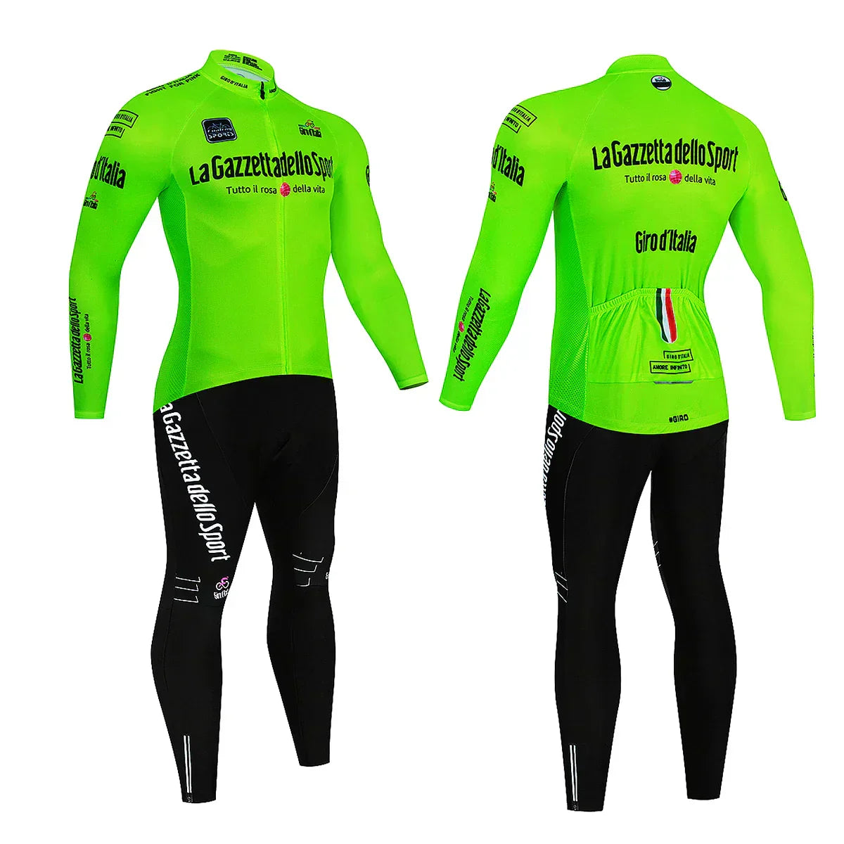 Giro d'Italia - Langärmliges Radtrikot Professionelles Set