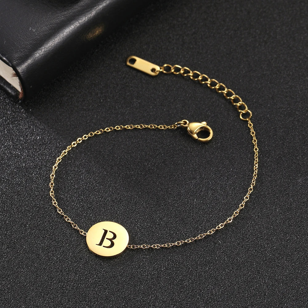 Amara™ | Armband mit Initialen aus Edelstahl