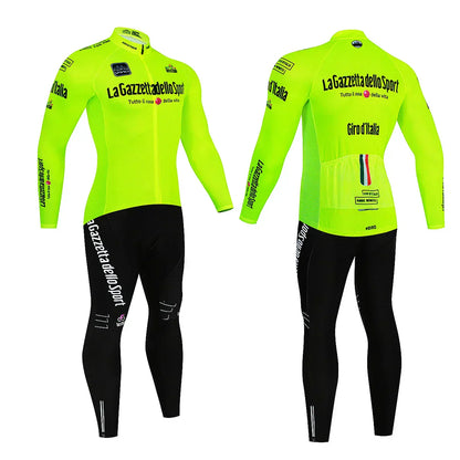 Giro d'Italia - Langärmliges Radtrikot Professionelles Set
