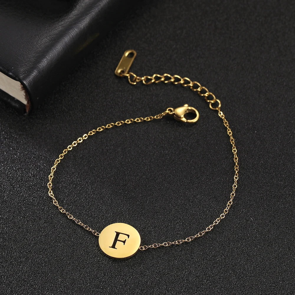 Amara™ | Armband mit Initialen aus Edelstahl