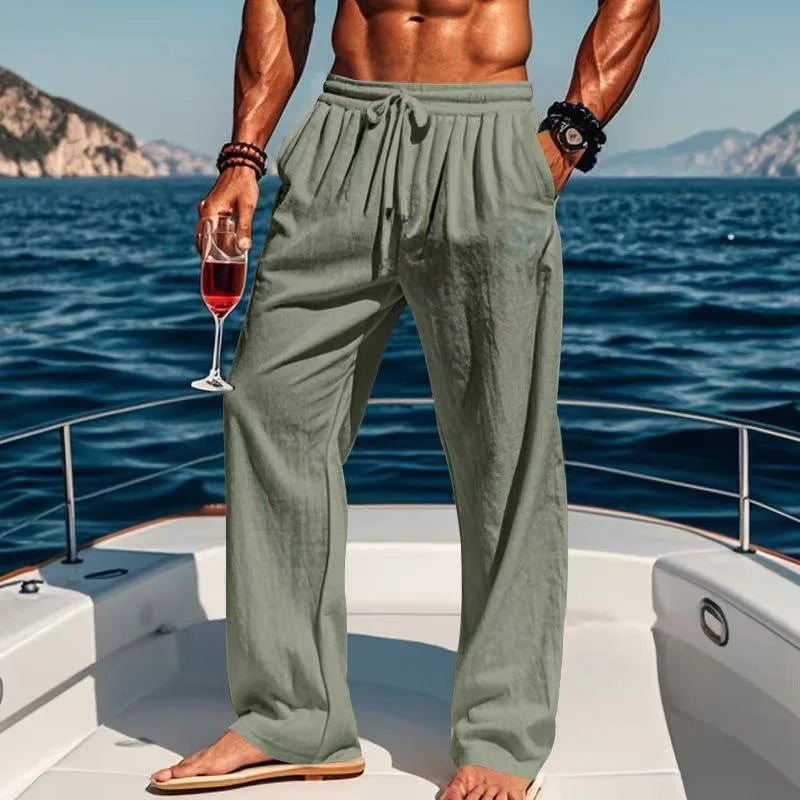 LOCKERE LEINENHOSE
