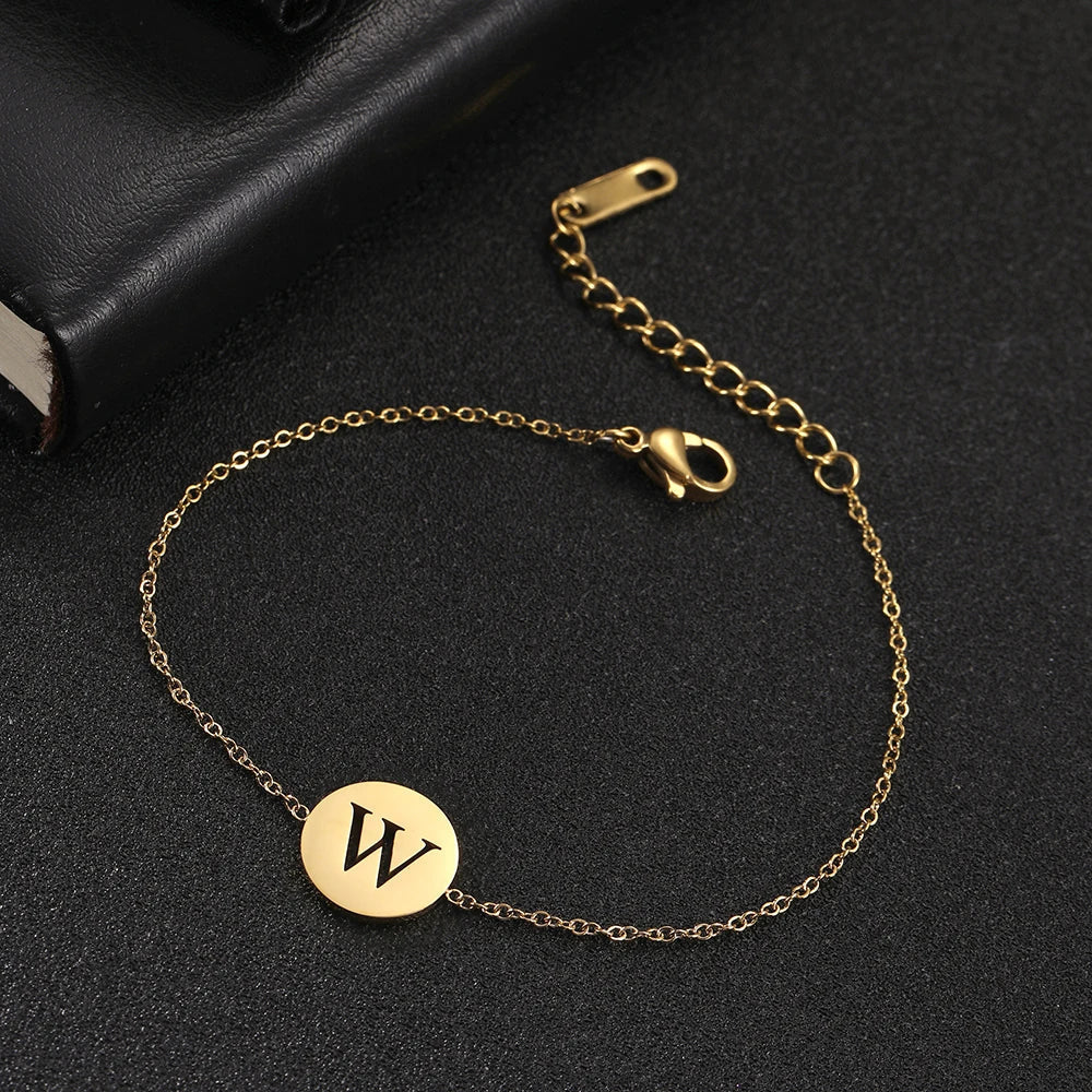 Amara™ | Armband mit Initialen aus Edelstahl