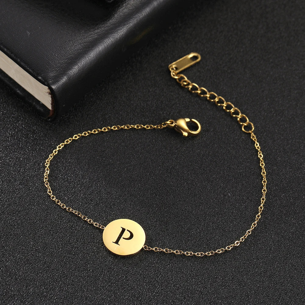 Amara™ | Armband mit Initialen aus Edelstahl