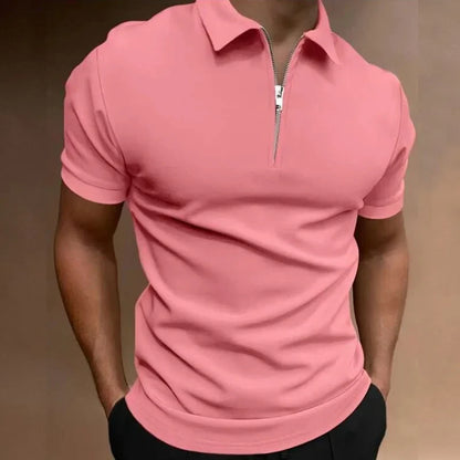 THARAH | Half Zip Polo Shirt