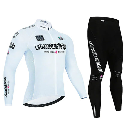 Giro d'Italia - Langärmliges Radtrikot Professionelles Set
