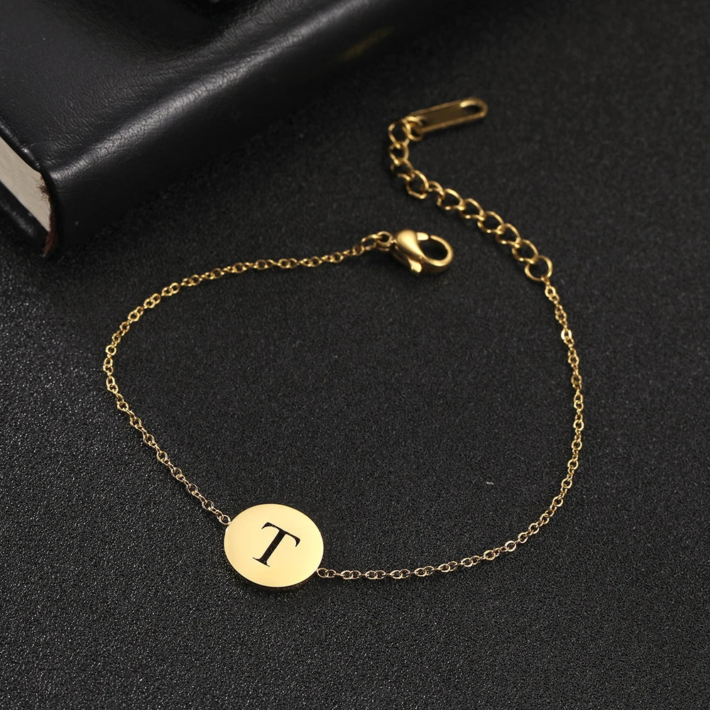 Amara™ | Armband mit Initialen aus Edelstahl