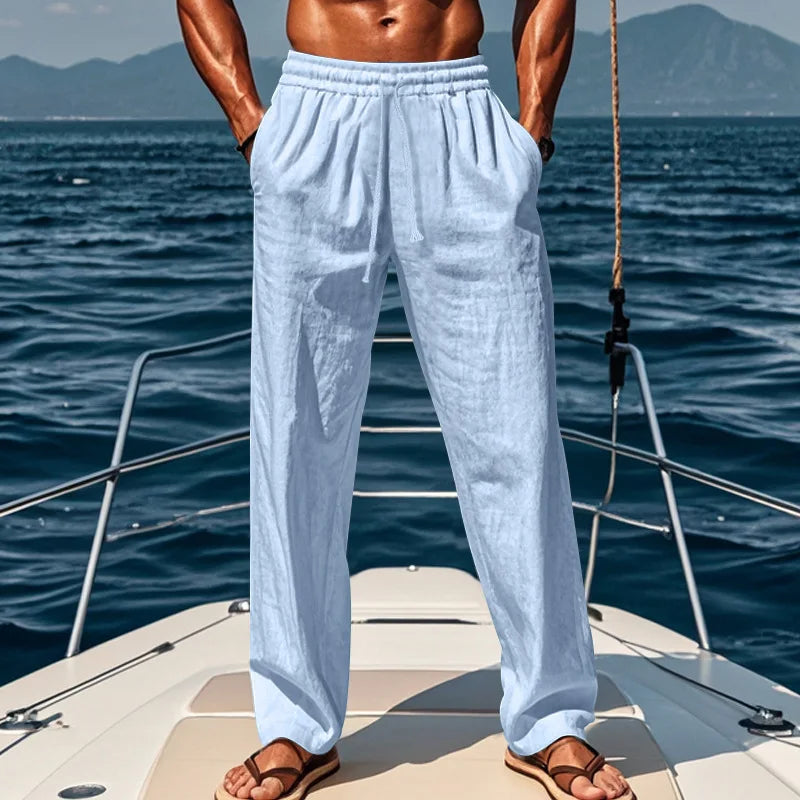 LOCKERE LEINENHOSE
