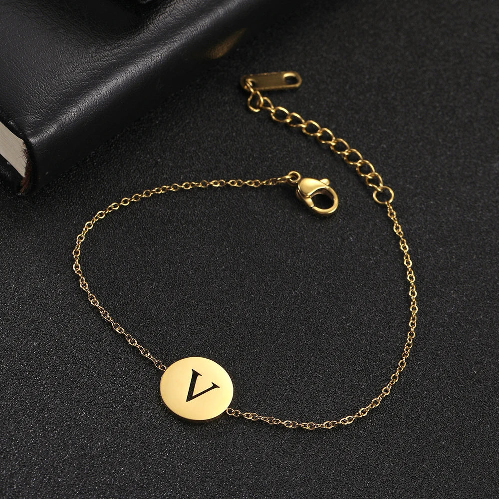 Amara™ | Armband mit Initialen aus Edelstahl