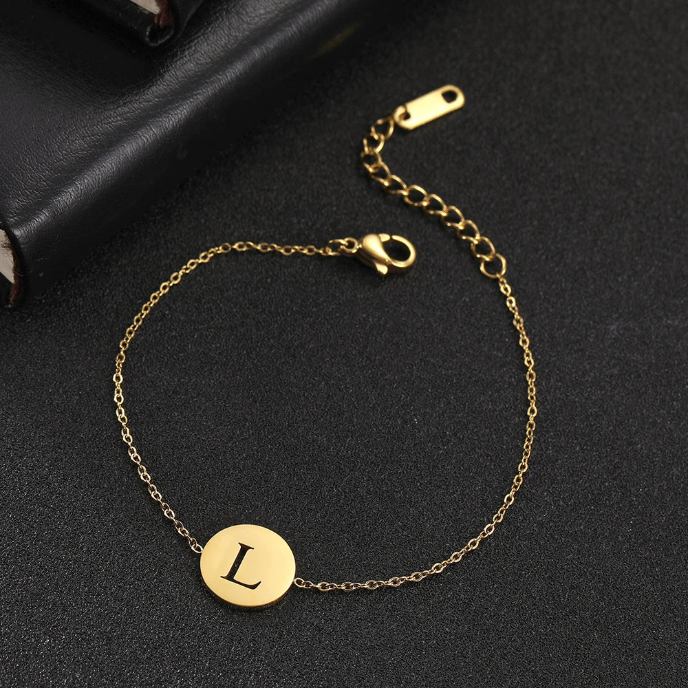 Amara™ | Armband mit Initialen aus Edelstahl