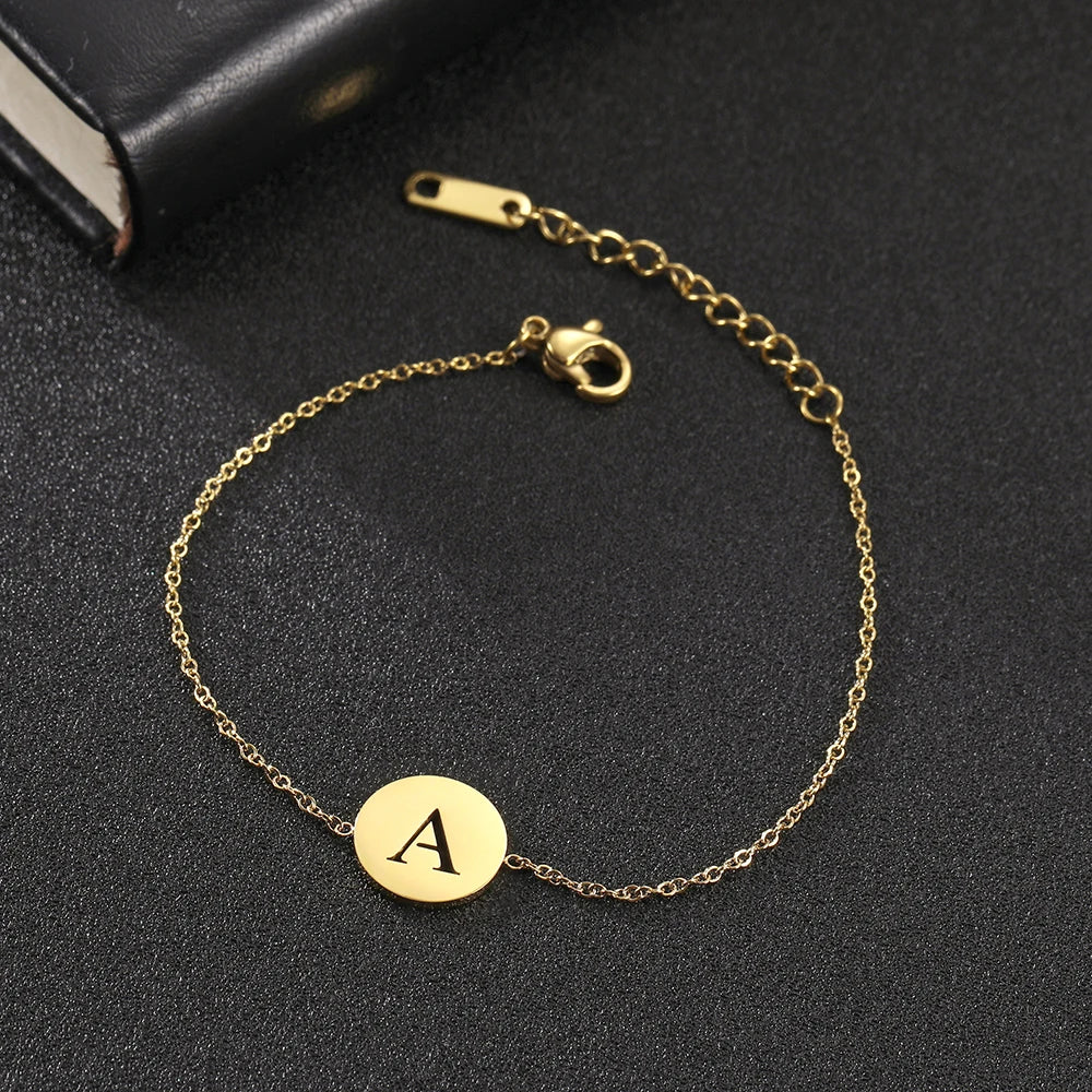 Amara™ | Armband mit Initialen aus Edelstahl