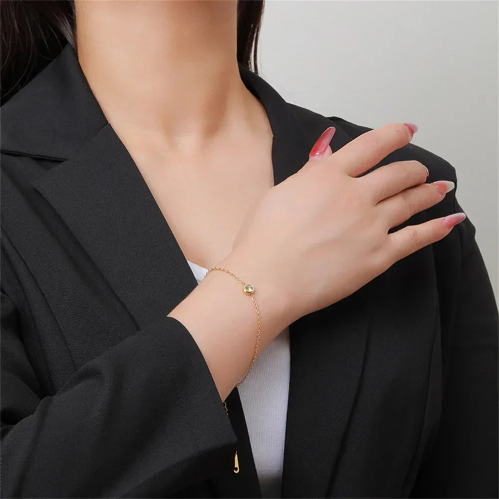 Élena™ | Klassisches Armband aus Zirkonium
