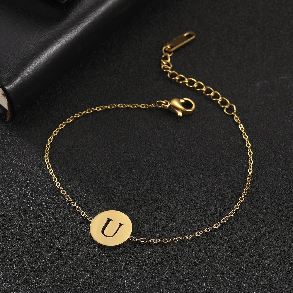 Amara™ | Armband mit Initialen aus Edelstahl