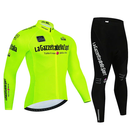 Giro d'Italia - Langärmliges Radtrikot Professionelles Set