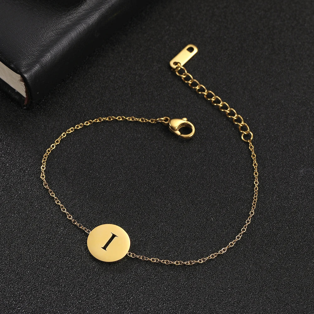 Amara™ | Armband mit Initialen aus Edelstahl