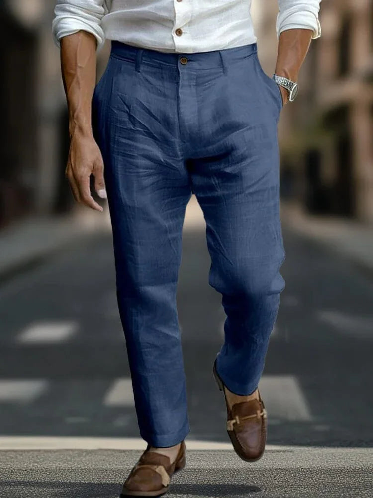 ITALIENISCHE CHIC LEINENHOSE