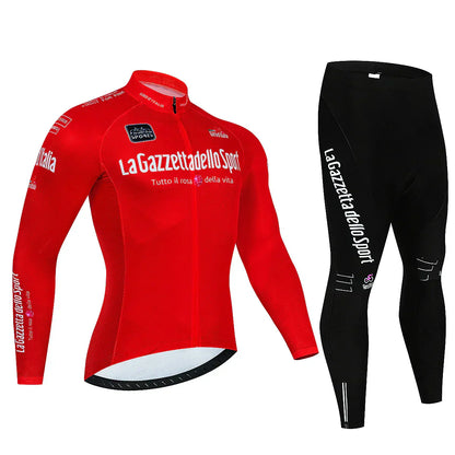 Giro d'Italia - Langärmliges Radtrikot Professionelles Set