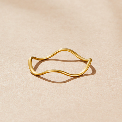 Bague empilable en or Tina