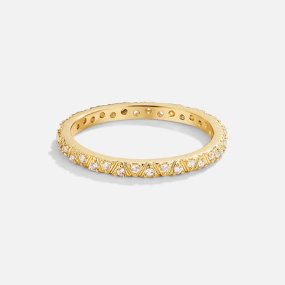 Bague Arquette en or et cristal