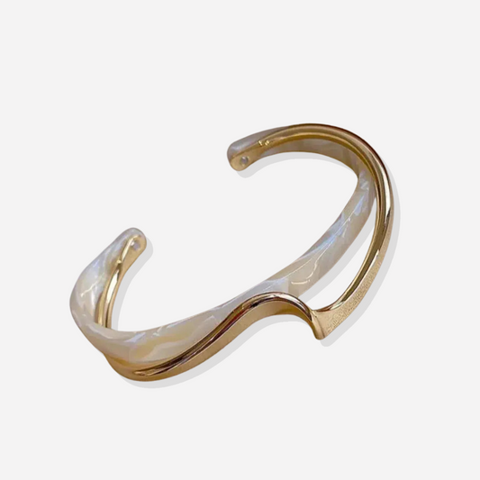 Ondée™ | Armreif mit goldfarbener Oberfläche