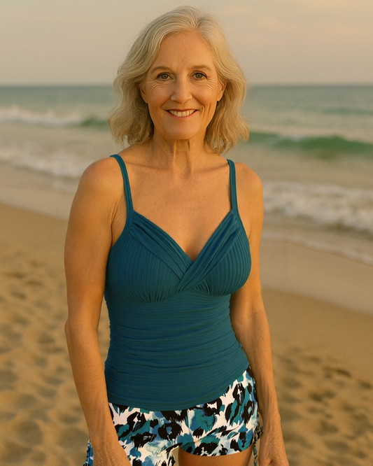 Vivi - Eleganter Leopard Tankini Set