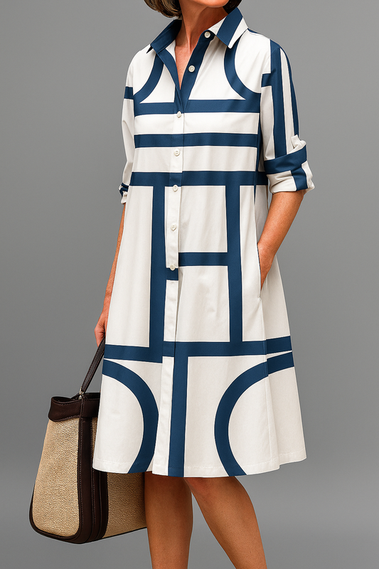 Julia - Elegantes Midi-Kleid für mühelosen Stil