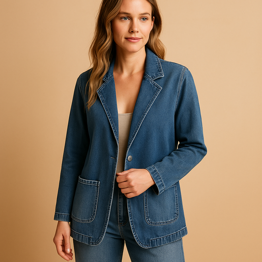 Rive™ | Taillierter Denim-Blazer für Frauen