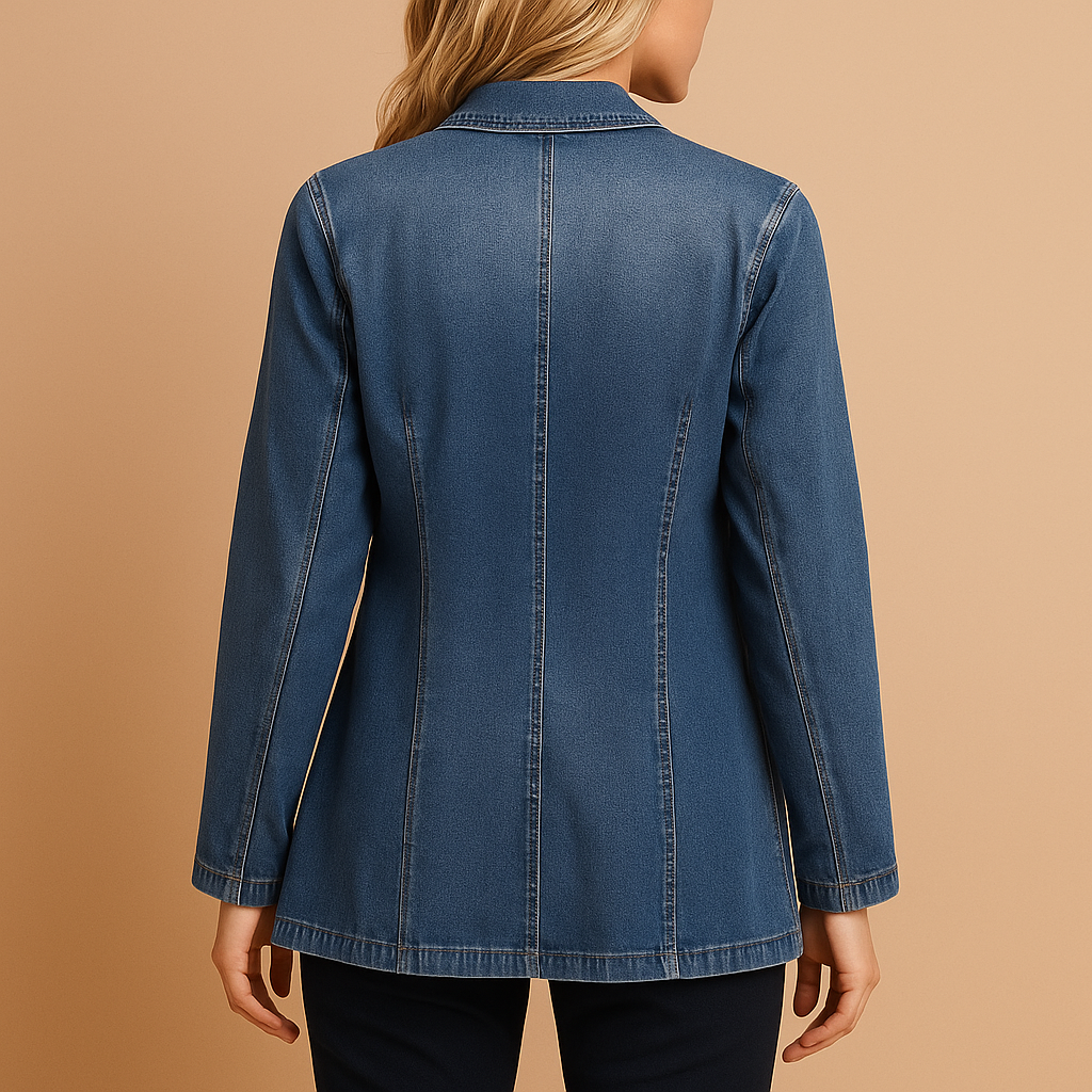 Rive™ | Taillierter Denim-Blazer für Frauen