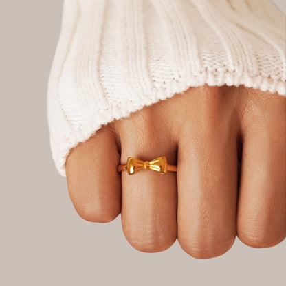Bague à nœud en or Ellie