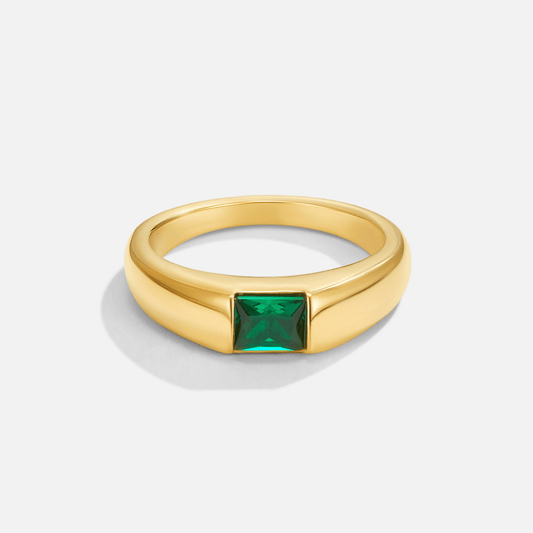Bague en or et émeraude Ember