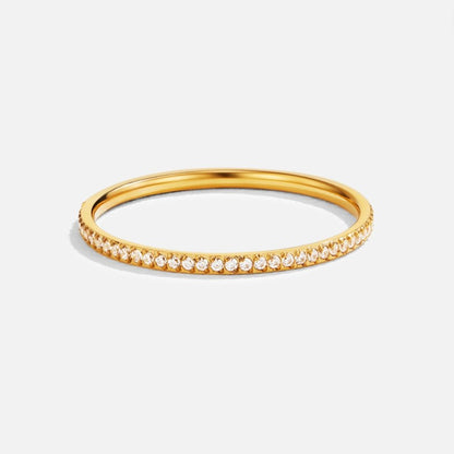Bague d'éternité en cristal