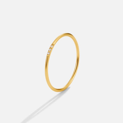 Bague Eula en or et cristal
