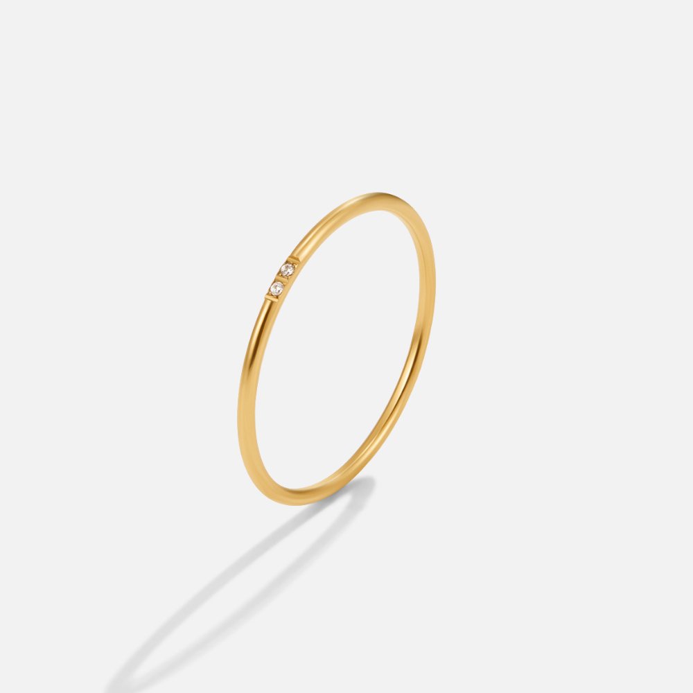 Bague Eula en or et cristal