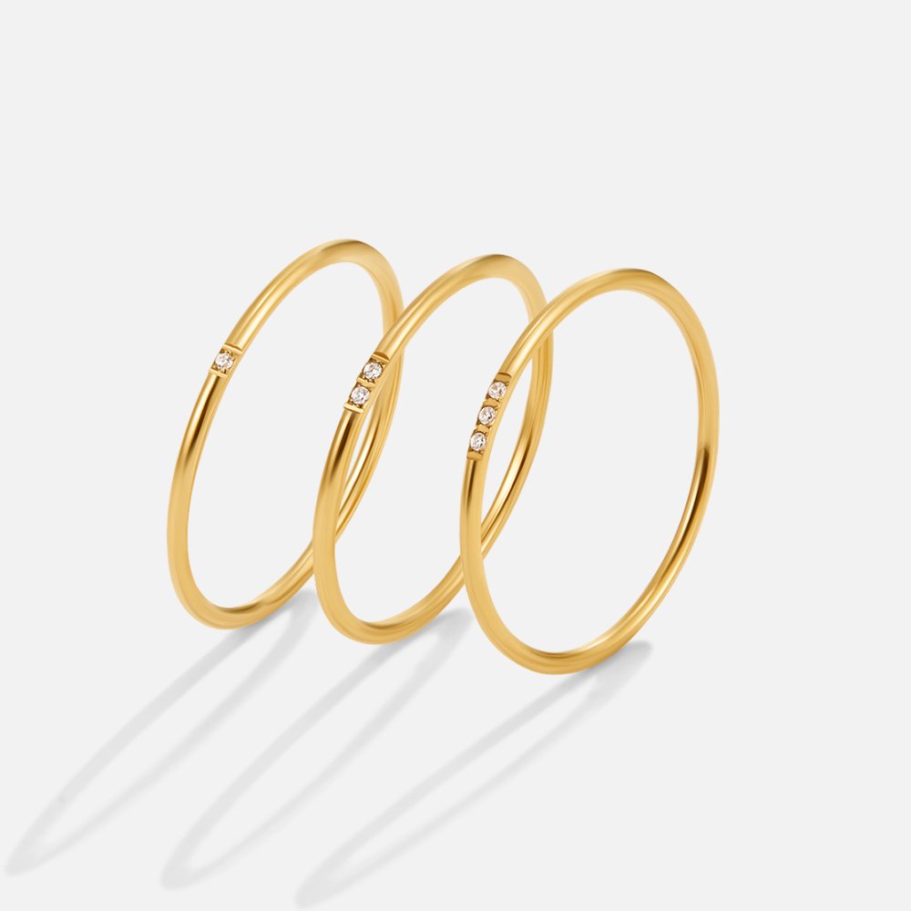 Bague Eula en or et cristal
