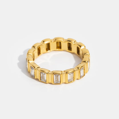 Bague Gigi en cristal carré