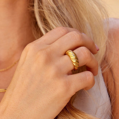 Bague Croissant en or