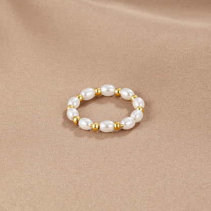 Bague mini perle Kai