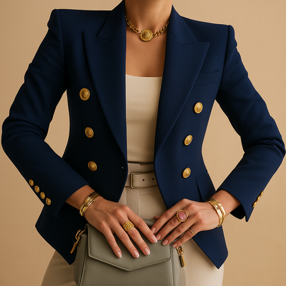 Rive™ | Eleganter langer Blazer für Damen