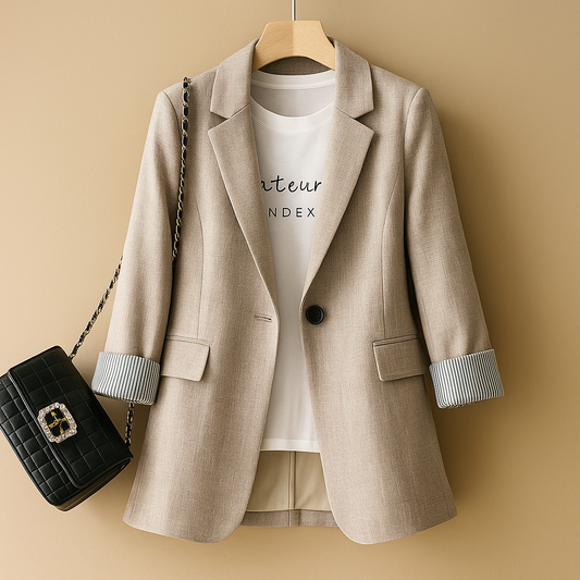 Rive™ | Leichter Blazer mit langen Ärmeln für Damen