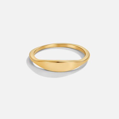 Bague chevalière en or Pipa