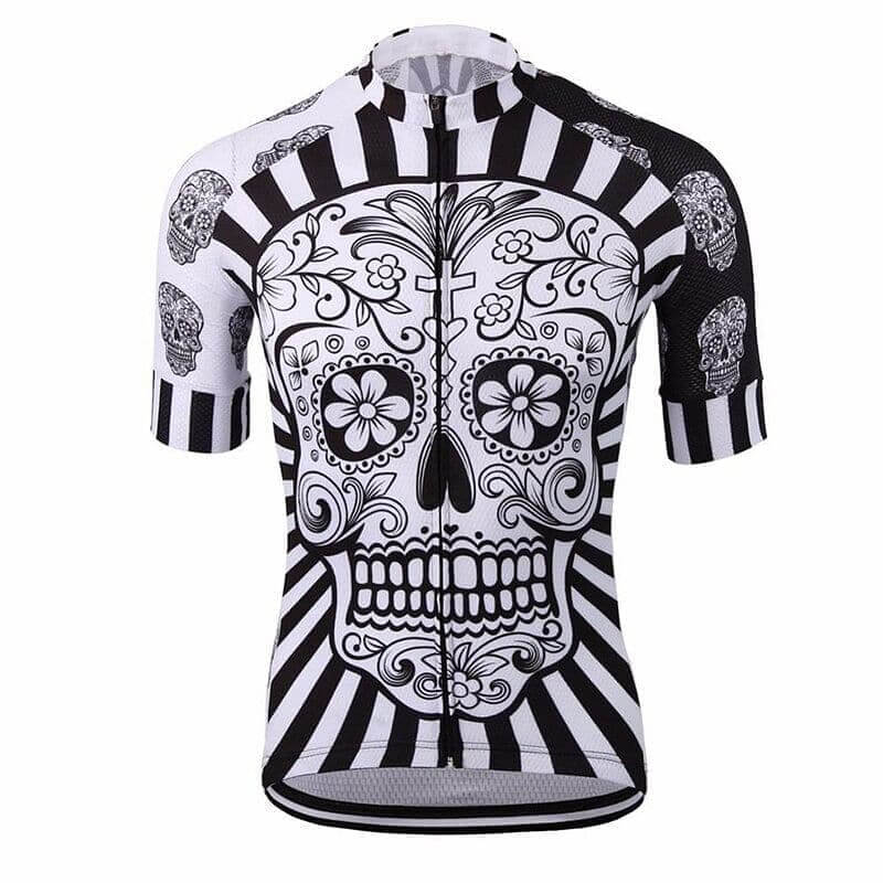 Skelett Fahrradtrikot – Tag der Toten Design